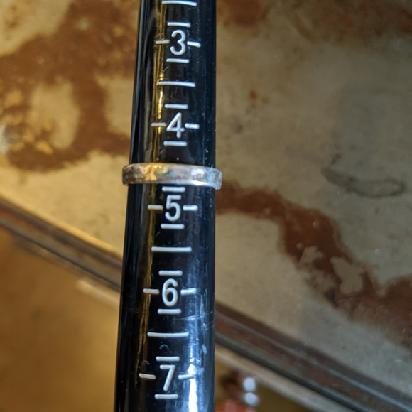 Turquoise sterling silver ring size 4.75 - Picture 3 of 5